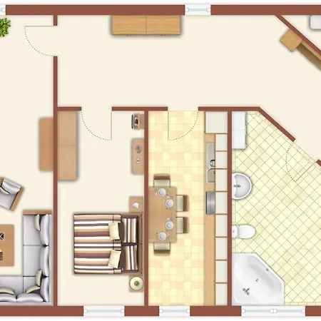 公寓 Strandperle 罗斯托克